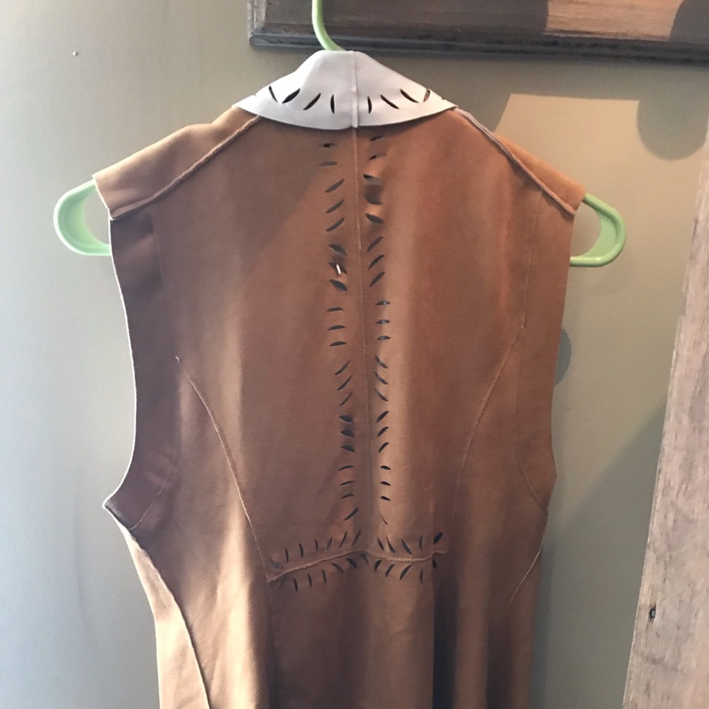 Leather vest